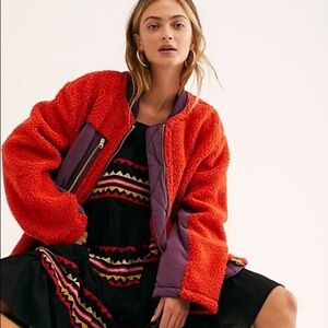 Free People Rivington Sherpa Jacket.